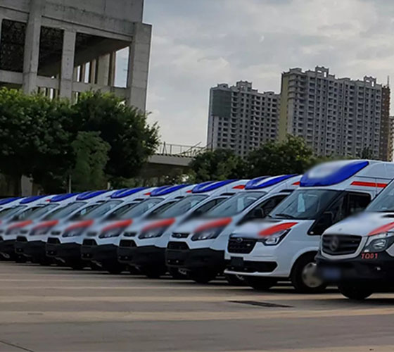 朗县服务车队展示