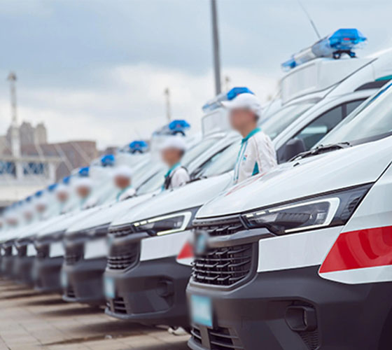 朗县服务车队展示